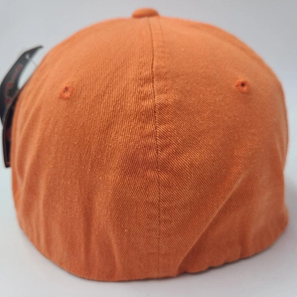 Vintage‎ After The Sunset Movie Promo Hat Flex Fitted 2004 Action Comedy Orange